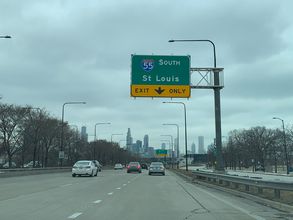 US 41/Lake Shore Dr north at I-55 - Chicago, IL