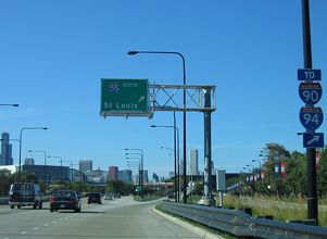US 41 north at I-55 - 2005