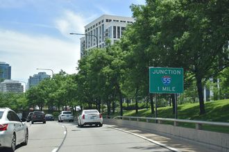 US 41/Lake Shore Dr south at I-55 - Chicago, IL