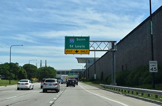 US 41/Lake Shore Dr south at I-55 - Chicago, IL