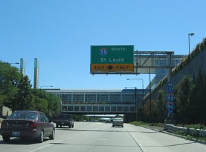 US 41/Lake Shore Dr south at I-55 - 2005