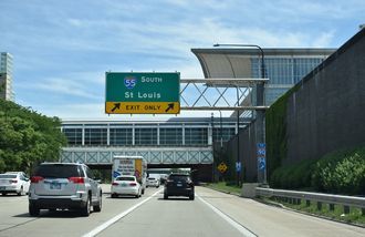 U.S. 41 South at Interstate 55 in Chicago, Illinois