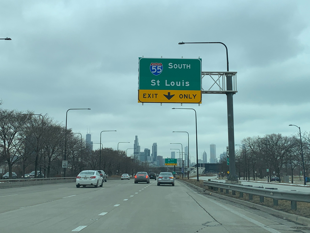 US 41/Lake Shore Dr north at I-55 - Chicago, IL