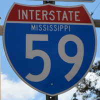 US 11 south at I-59/MS 607 - Nicholson