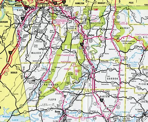 Northwest Georgia - 1970