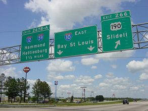 I-10 east at I-12/59 - 2000