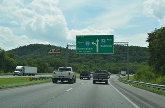 I-24 west at I-59 - Wildwood, GA