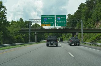 I-24 west at I-59 - Wildwood, GA