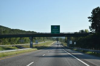 I-59 north at I-24 - Wildwood, GA