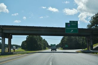 I-59 south at I-12/10 - Slidell, LA