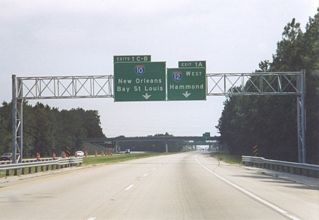 I-59 south at I-12/10 - 2001