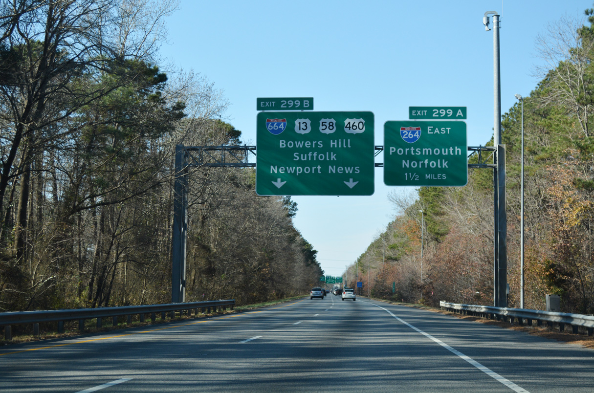I-64 at I-264/664 - Chesapeake, VA