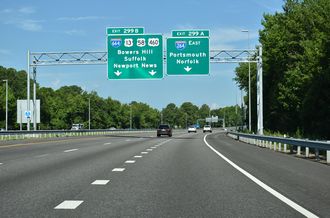I-64 at I-264/664 - Chesapeake, VA