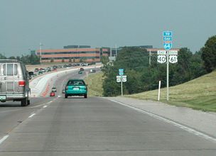 I-64 east of Missouri 94