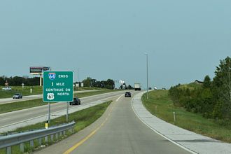 I-64/US 40-61 west at I-70 - Wentzville, IN