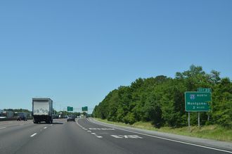 I-10 west at I-65 - Mobile, AL