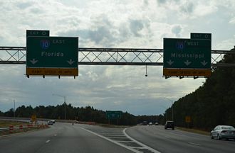 I-65 south at I-10 - 2014