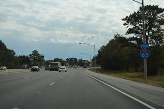 I-65 south at I-10 - Mobile, AL