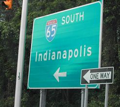 I-65 south at I-90/Indiana Toll Road - 2002
