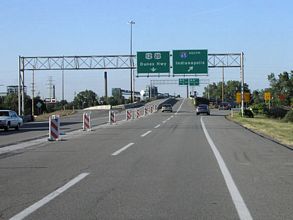 I-90/Indiana Toll Rd at I-65/US 12-20 - Gary