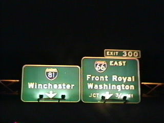I-81 north ahead of I-66 - 1995