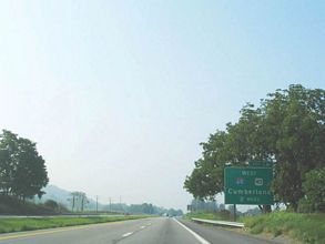 I-70/US 522 east at I-68/US 40 - 2005