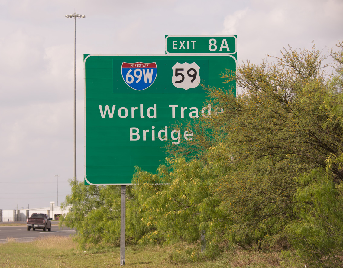 IH 35 north at IH 69W/US 59 - Laredo, TX