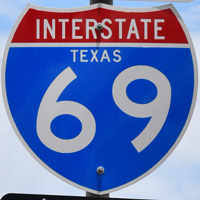Interstate 69 shield representation