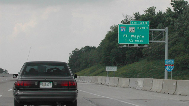 I-465 north at I-69 - 2002