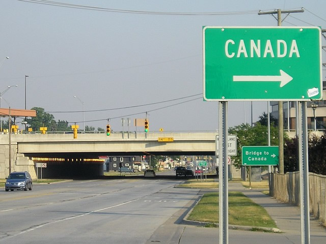 M-25 south at I-69/94 - Port Huron, MI