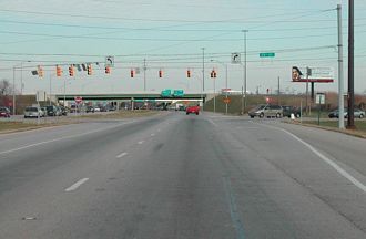 Binford Blvd north at 75th St/I-69 - Indianapolis, IN