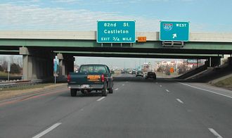 Binford Blvd north at I-69/465 - Indianapolis, IN