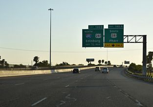 IH 2/US 83 east at IH 69C/US 281 - Pharr, TX