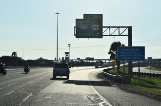 IH 2/US 83 east at IH 69C/US 281 - Pharr, TX