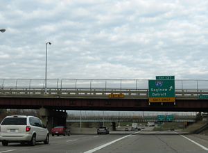 I-69 east at I-475 - Flint, MI