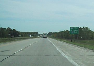 I-69/96 north split - Watertown Twp, MI