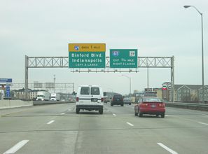 I-69 south at I-465 - Indianapolis, IN