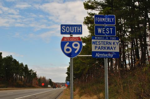 I-69 south - Western Kentucky Parkway