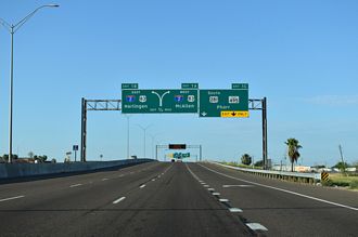 IH 69C/US 281 south at IH 2 - Pharr, TX