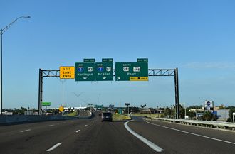 IH 69C/US 281 south at IH 2 - Pharr, TX
