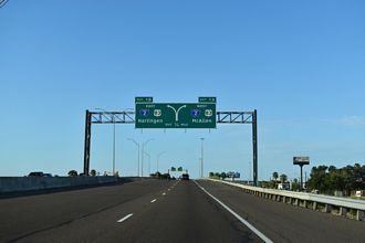 IH 69C/US 281 south at IH 2 - Pharr, TX