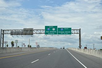IH 69E/US 77 north at IH 37 - Corpus Christi, TX
