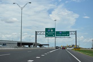 IH 69E/US 77 north at IH 37 - Corpus Christi, TX
