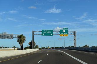IH 69E/US 77-83 south at SH 4 - Brownsville, TX