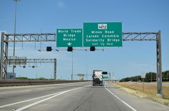 IH 69W/US 59 south at FM 1472 - Laredo, TX