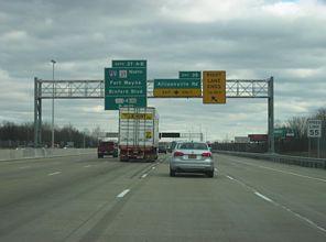 I-465 east at I-69/SR 37 - Indianapolis, IN