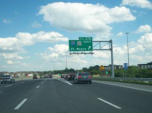 I-465 east at I-69/SR 37 - Indianapolis, IN