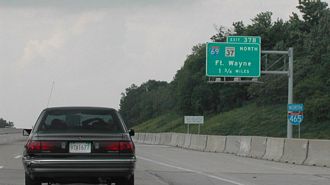 I-465 north at I-69 - 2002