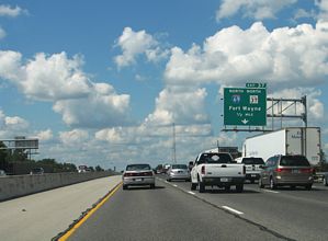 I-465 north at I-69 - Indianapolis, IN