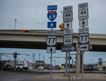 Industrial Boulevard east at IH 69E